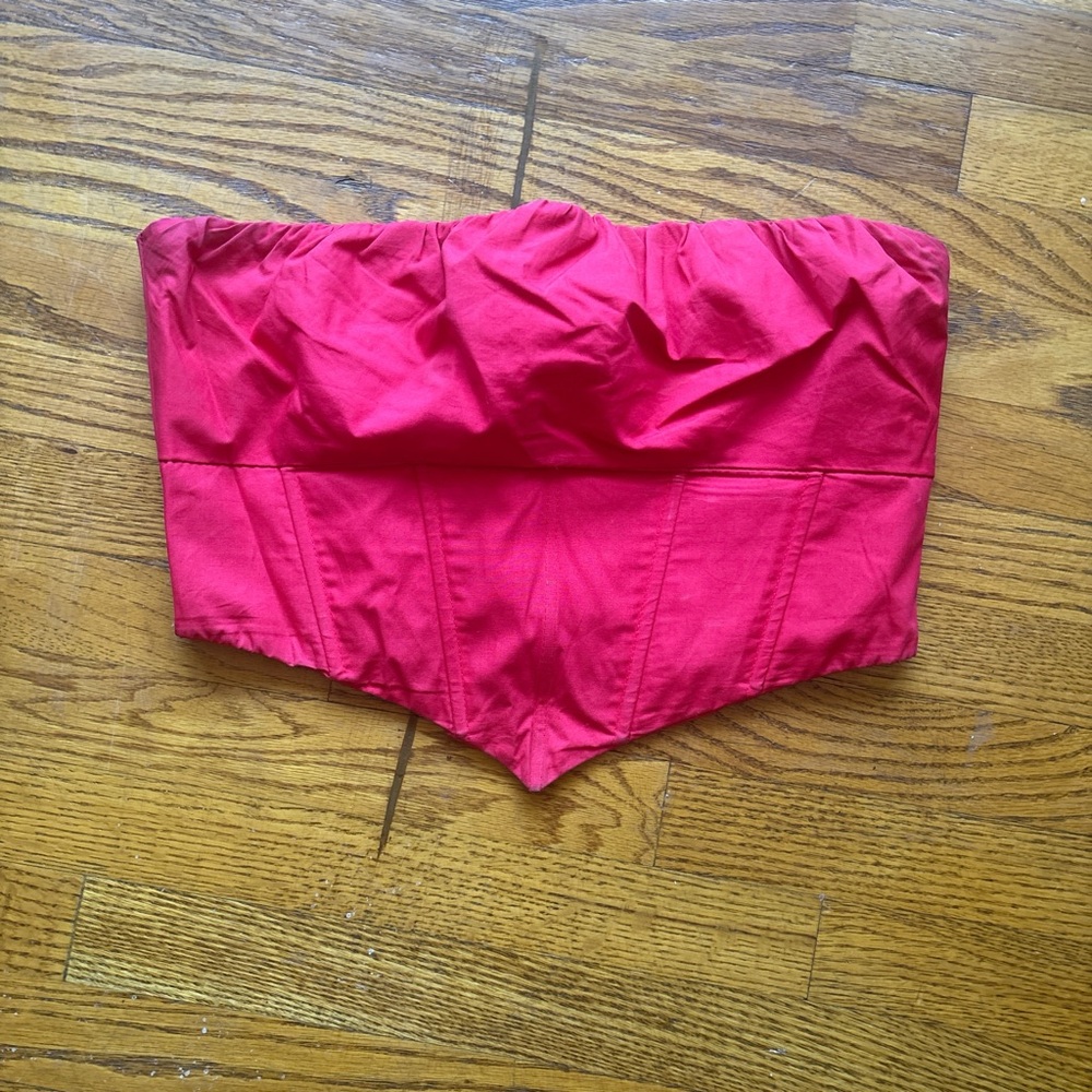 Princess Polly Red Corset Top